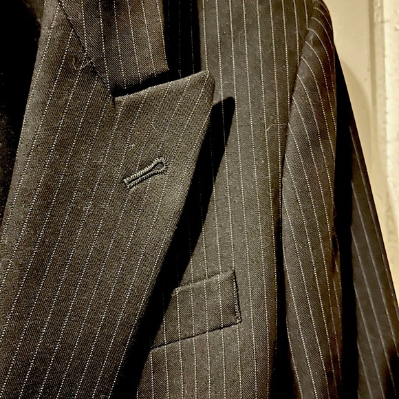 Express Jackets & Blazers - Express- size L- pinstripe jacket, pockets, lined. NWT.